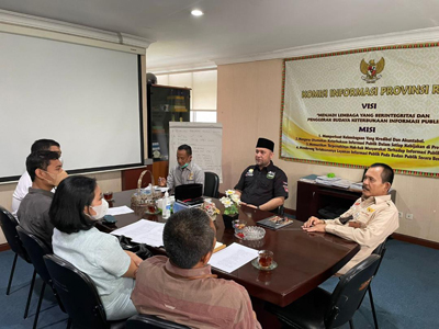 PPID BPK Riau Sampaikan Laporan Tahunan ke KI Riau